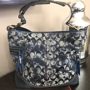COACH AUTHENTIC DENIM HANDBAG💙🌀